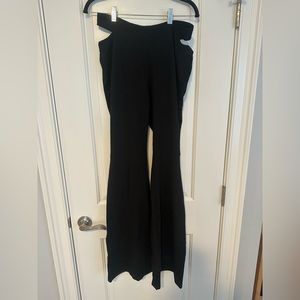 adika side cutout flare pants